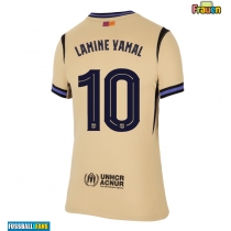 Barcelona Lamine Yamal #10 Auswärtstrikot Frauen 2025-26 Kurzarm